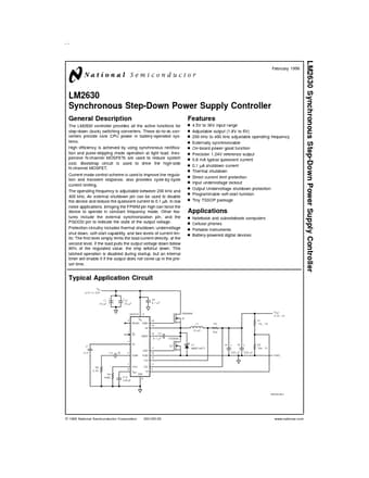  Datasheet Preview Page 1