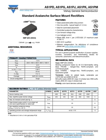  Datasheet Preview Page 1