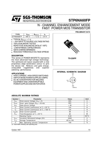  Datasheet Preview Page 1