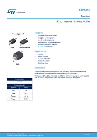  Datasheet Preview Page 1