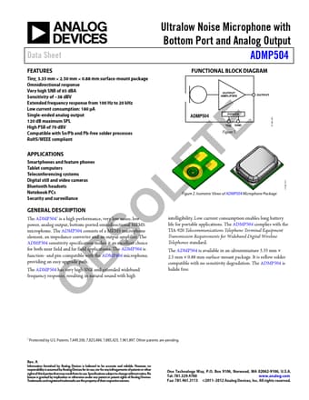  Datasheet Preview Page 1