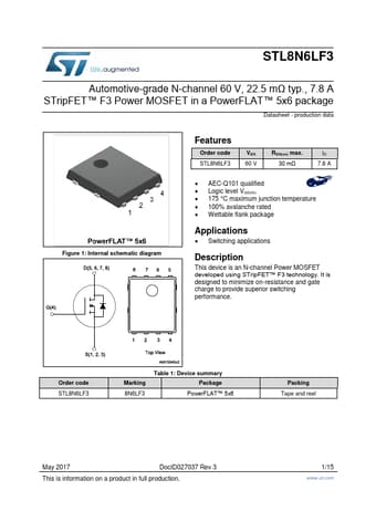  Datasheet Preview Page 1