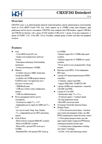  Datasheet Preview Page 1