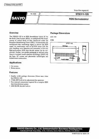  Datasheet Preview Page 1