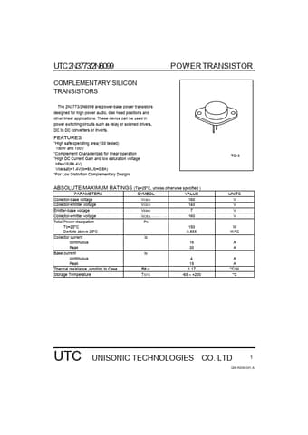  Datasheet Preview Page 1