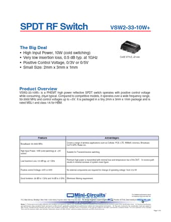  Datasheet Preview Page 1