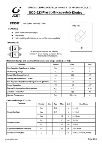 Datasheet Preview Page 1