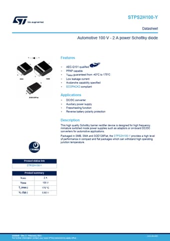  Datasheet Preview Page 1