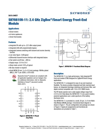  Datasheet Preview Page 1