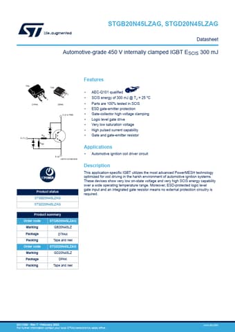  Datasheet Preview Page 1