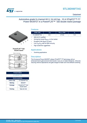  Datasheet Preview Page 1
