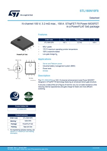  Datasheet Preview Page 1