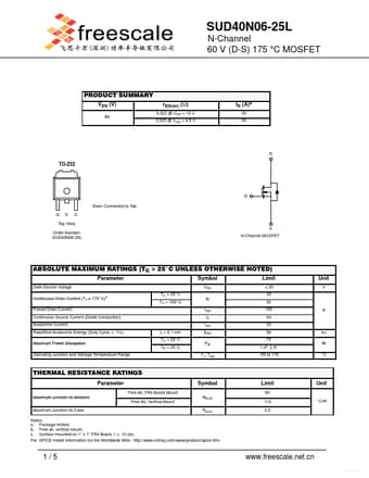  Datasheet Preview Page 1