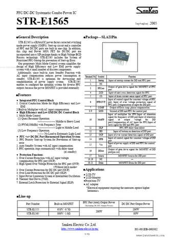  Datasheet Preview Page 1