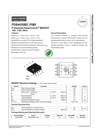  Datasheet Preview Page 1