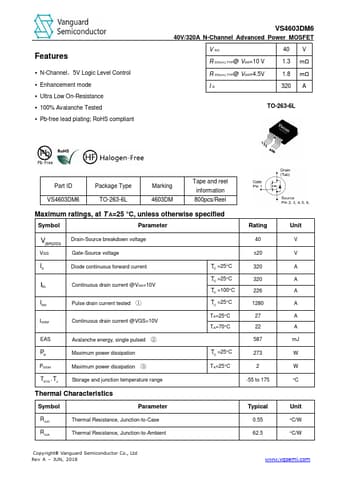  Datasheet Preview Page 1