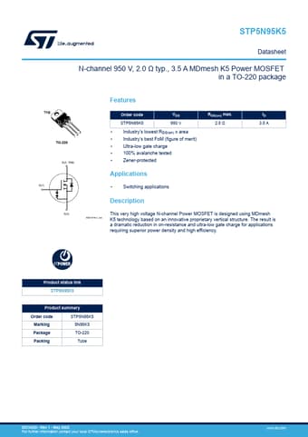  Datasheet Preview Page 1