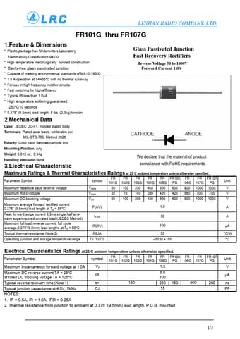  Datasheet Preview Page 1
