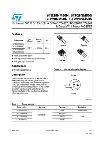  Datasheet Preview Page 1