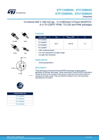  Datasheet Preview Page 1