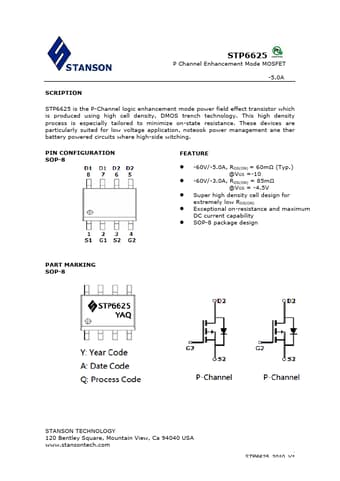  Datasheet Preview Page 1