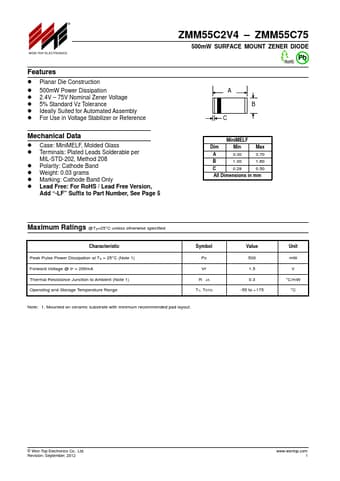 Datasheet Preview Page 1