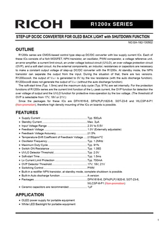  Datasheet Preview Page 1