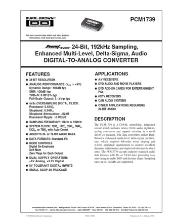  Datasheet Preview Page 1