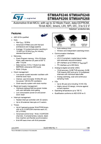  Datasheet Preview Page 1