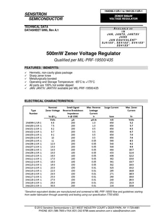  Datasheet Preview Page 1