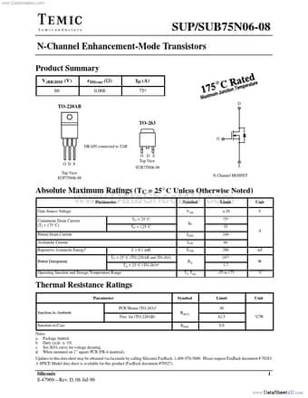  Datasheet Preview Page 1
