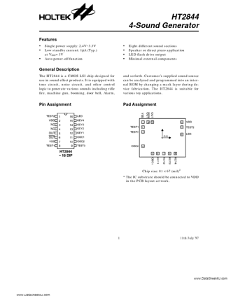  Datasheet Preview Page 1