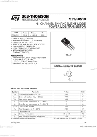  Datasheet Preview Page 1