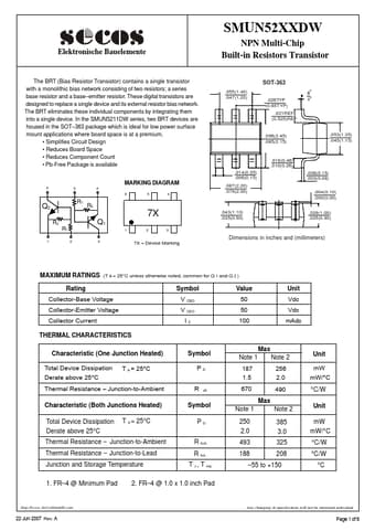  Datasheet Preview Page 1