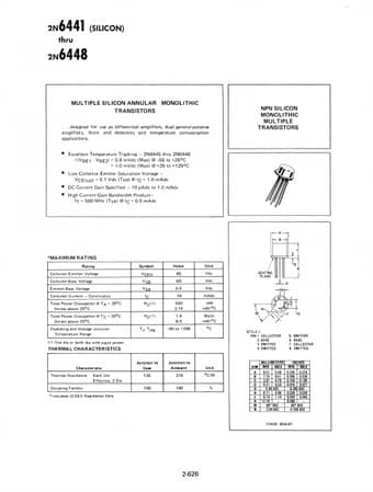  Datasheet Preview Page 1