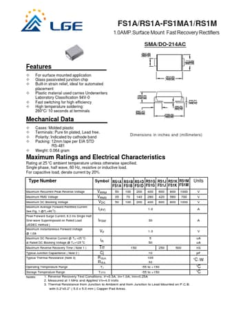  Datasheet Preview Page 1