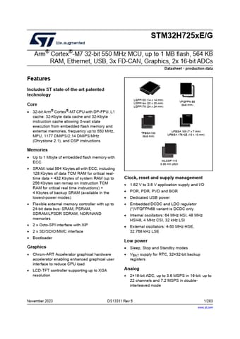  Datasheet Preview Page 1