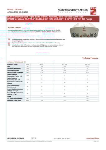  Datasheet Preview Page 1