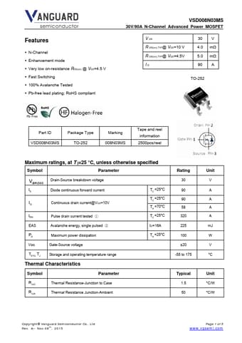  Datasheet Preview Page 1