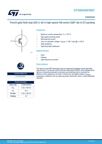  Datasheet Preview Page 1