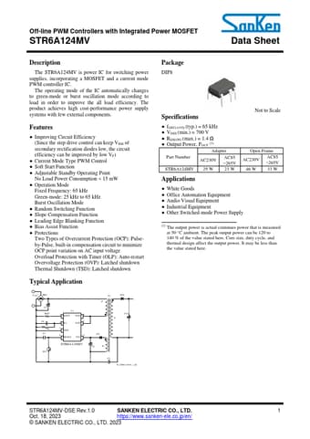 Datasheet Preview Page 1