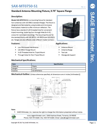  Datasheet Preview Page 1