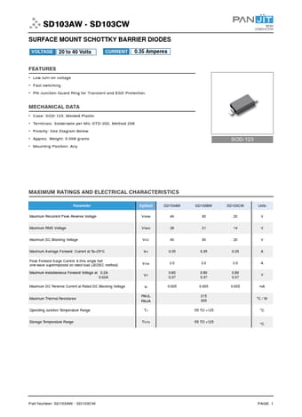  Datasheet Preview Page 1