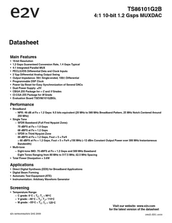  Datasheet Preview Page 1