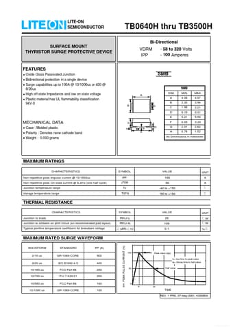  Datasheet Preview Page 1
