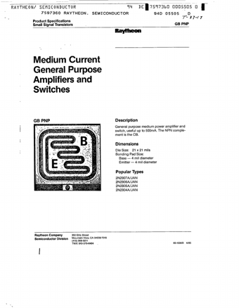  Datasheet Preview Page 1