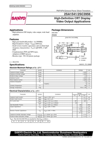  Datasheet Preview Page 1