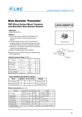  Datasheet Preview Page 1