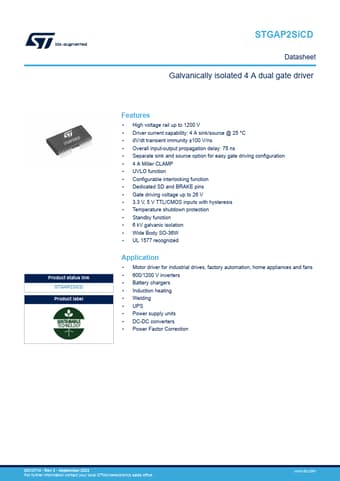  Datasheet Preview Page 1