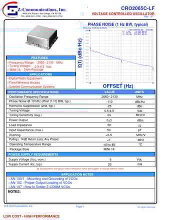  Datasheet Preview Page 1
